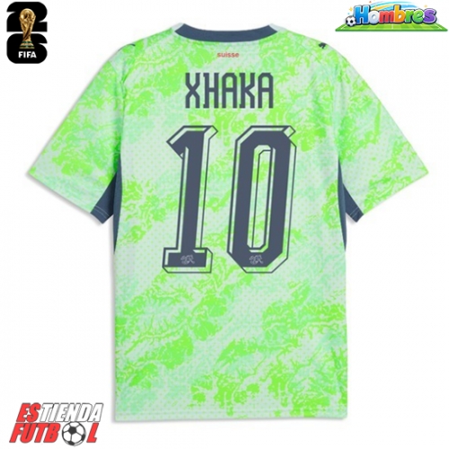 Suiza Granit Xhaka #10 Segunda Equipación Mundial 2026 Manga Corta